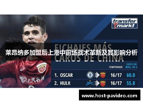 莱昂纳多加盟后上港中前场战术革新及其影响分析